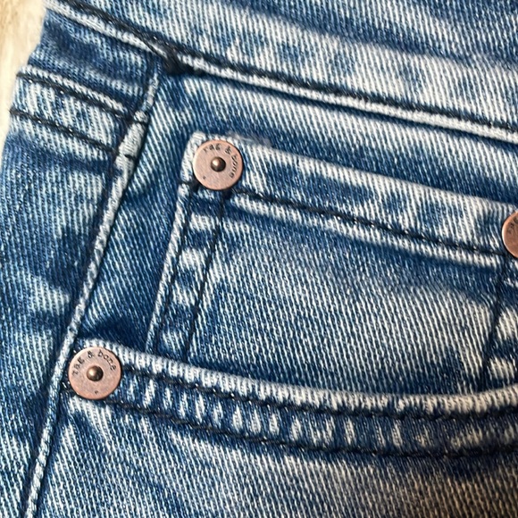 RAG & BONE Nina High Rise Ankle Skinny in Malibu Sz 26 Flexi Stretch - Picture 5 of 16